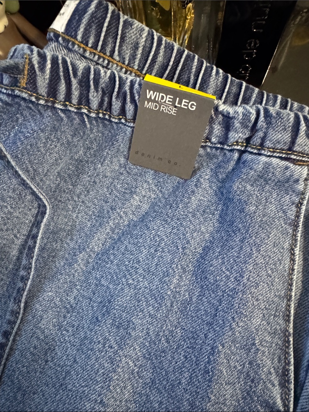 Women’s Blue Denim Jogger Jeans - Picture 3 of 8